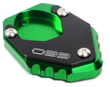 VQLDPX Fußpolster Für Motorrad-Seitenständer Für Kawasaki FürVersys650 Für Versys 650 2011-2024, Vergrößerte Trittplatte Motorradständer Platte Verbreiterung(Farbe1)