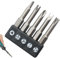 Cacciavite Bit Set Triangolo Inserto, Punte Per Cacciavite, Kit Di Punte Per Cacciavite A Forma Speciale Da 5 Pezzi, Set Di Punte Per Giunti Da 6,35 Mm Per Uso Domestico