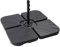 Taylor & Brown 4PCS Garden Water Parasol Stand, Weight Stand for Cantilever, Sun Umbrella - Heavy Duty Outdoor Parasol for Banana Hanging Parasol Fillable with 60L Water/80Kg Sand (Base - Square)