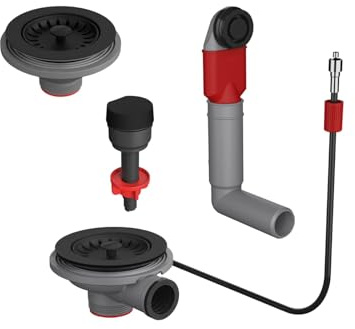 Franke Ventilset Black Matt - 112.0658.280 Drehknopfexzenter