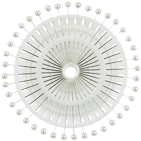 Prym - Steel Silver (0.58 x 40mm) Pearl Head Pins - 1 Unit