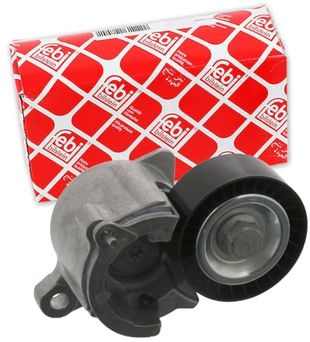 febi bilstein 19356 Tensioner Assembly for auxiliary belt, pack of one