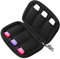KING OF FLASH USB Flash Drive Case With Premium Quality Padded Protection For Up To 6 Flash/Key Drives, Organizer - Black