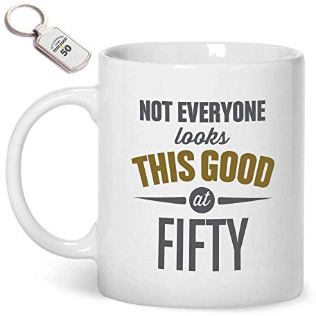 50th Birthday Gifts for Men Keepsake Present for Women Coffee Mug