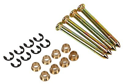 MOTOKU Car Door Hinge Pins & Pin Bushing Front Both Door Kit for Ford F150 F250 F350 Bronco