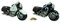 Spardose Motorrad Sparbüchse Moped/dekorative Spardose/Biker Geschenk (schwarz)