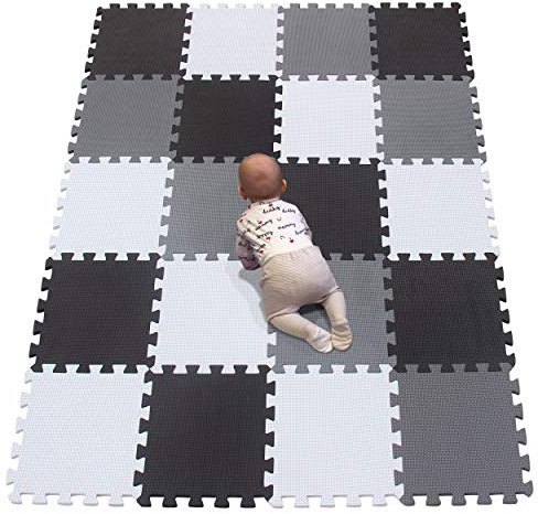 YIMINYUER® 20 Teilige (30cm×30cm×1cm Einzelstück), Puzzlematten Baby, Puzzlematte Spielmatte, Babys Puzzle Matten, Kinder Spielmatten R01R04R12G301020