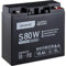 Accurat AGM Batterie S80w - 12V, 18Ah, zyklenfest, wartungsfrei - VRLA Versorgungsbatterie, Blei Akku, Solarbatterie, Bootsbatterie für Wohnmobil, Wohnwagen, Camper, Bootsbatterie