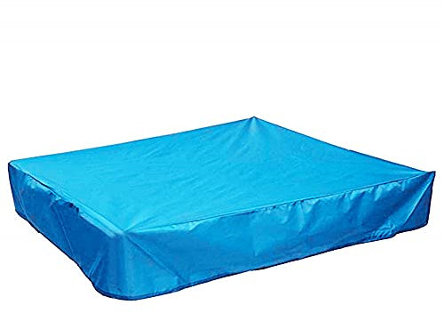 ZQWE Staubdichte Sandkasten-Abdeckung mit Kordelzug, Sandkastenabdeckungen, wasserdichte Sandkasten-Abdeckung, Abdeckplane Oxford-Stoff für Sandkasten (Blue,180x180cm)