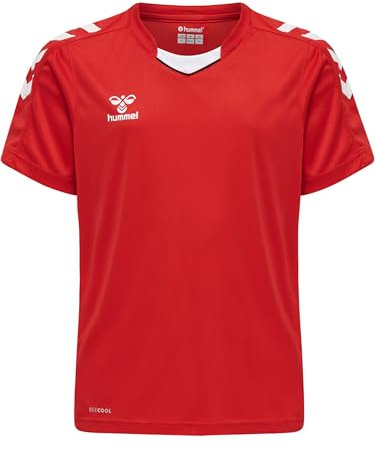 hummel Core XK Poly Trikot Kids Weiß rot, 16 (176) Kinder
