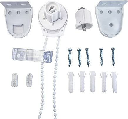 FURNISHED Roller Blind Spares Replacement Set - Child Safe Easy Install Durable - 25mm Roller Blind Kit