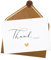 Joli Coon Thank you Card - Dankeschön Karte - Karte Danke - A6 mit Naturkuvert und Wachssiegel - Thank you card