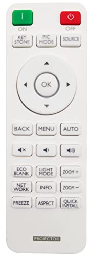 Kindsion Ersatz Beamer Fernbedienung RCE016 für BenQ LH710, LH930, LU710, LU930