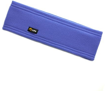Lupa Handgefertigtes Unisex-Stirnband aus dreilagigem Mikrofleece – Stirnband-Ohrenwärmer – Ohrenwärmer für Damen und Herren – Ohrenabdeckung (Himmelblau)