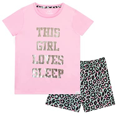 Harry Bear Schlafanzug Mit Sleep Aufdruck | Pyjamas Für Mädchen | Kinderpyjamas | Pyjamas Mädchen