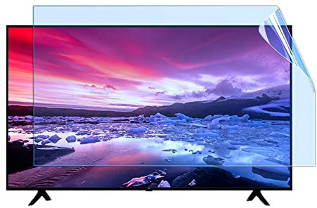 Film de protection d'écran TV antireflet/anti-lumière bleue/anti-rayures, filtre d'écran mat adapté pour Sharp, Sony, écran incurvé, Samsung, Hisense/B / 65 Inches 1429x804 mm