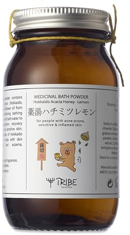 Japanese Bath Powder with Hokkaido Acacia Honey & Lemon for People with Acne-Prone, Sensitive and inflamed Skin