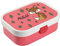 4youDesign rosa Brotdose mit Fächern -Fuchs- personalisiert mit Namen I Geschenk zur Einschulung für Jungen und Mädchen