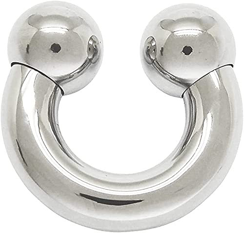 ACECHANNEL 316L Stainless Steel Rings Piercing Rings Genital Ring Tribal Rings Game Rings Women Men Rings (CBB-08 mm x 15 mm)