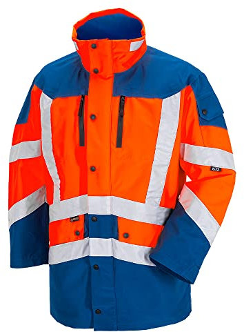 HAIX GORE-TEX HiVis Jacke CAVAZZO EBX Warnorange/royal. M