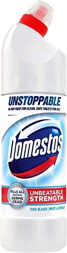 Domestos Ultra White and Sparkle Thick Bleach 750 ml (Pack of 9)