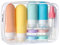 DEPOZA 16 Pack Travel Bottles Set - TSA Approved Leak Proof Silicone Squeezable Containers for Toiletries, Conditioner, Shampoo, Lotion & Body Wash Accessories (16 pcs/White Pack)