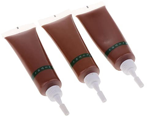 barenx 3 Pieces of Wooden Furniture for Floor Paint Finishing - dark brown