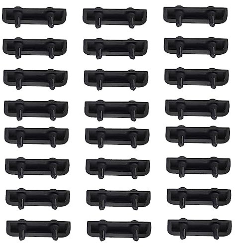 Air Fryer Rubber Bumpers, Air Fryer Tray Rubber Replace Parts Accessories, Non-Scratch Protective Covers For Air Fryer Grill Pan Protection-24 PCS