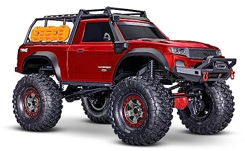 Traxxas TRX-4 Sport High Trail 4X4 1/10 Rouge sans Batterie NI Chargeur 82044-4-RED