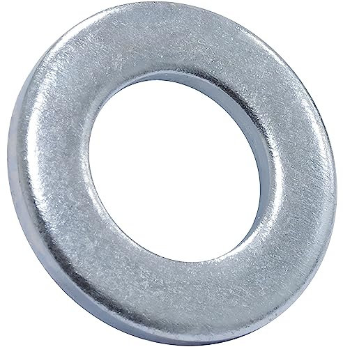 AERZETIX - C67584 - Set di 25 rondelle piatte M12 - in acciaio zincato - DIN 125 - costruzione in legno montaggio avvitato vite dado serraggio tenuta fissaggio meccanica