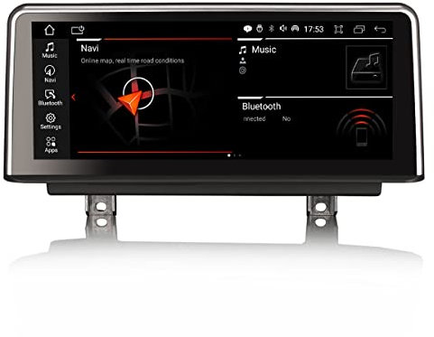 Erisin 10.25 8-Kern 4GB+64GB Android 12 Autoradio Bluetooth mit GPS Navi für BMW F30 F31 F34 F32 F33 F36 M3 M4 3er 4er NBT System Unterstützt OEM iDrive IPS CarPlay DAB+ Android Auto WiFi USB DVR