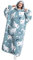 Ruiuzioong Übergroße Tragbare Decken Hoodie Sweatshirt für Damen Herren, Pullover Kapuzenpullover Oversized Tragbare Decke Weich Hoodies Kapuzenpullover (Eisbär-extra Lang)