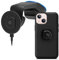 QUAD LOCK Windschutzscheiben-/Armaturenbrett-Handyhalterung für Auto mit MAG-Kabelloser Ladekopf V2 und MAG-Hülle für iPhone 13 Mini