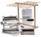 Cotswold Homeware Stainless Steel Pasta Maker with Adjustable Thickness Settings | Wood Pasta Drying Rack | Pasta Cutter Scraper and Pasta Serving Tongs
