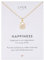 LUUK LIFESTYLE Filigrane Halskette mit Tropfen Anhänger, Geschenk für Freundin, Schmuck für Frauen, wasserfeste Kette aus Edelstahl, gold