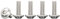 Drenky M4x16mm Tornillos de Acero Inoxidable A2 V2A, 50 Piezas Tornillo de Cabeza Alomada con Brida Y Hexágono Interior Tornillo a Máquina Hexagonale Totalmente Rosca Métrica