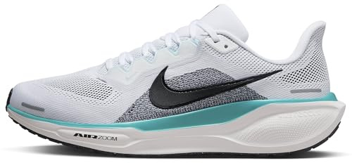 Nike Air Zoom Pegasus 41 Herren Laufschuh, White/Dusty Cactus-Black-Glaci, 44