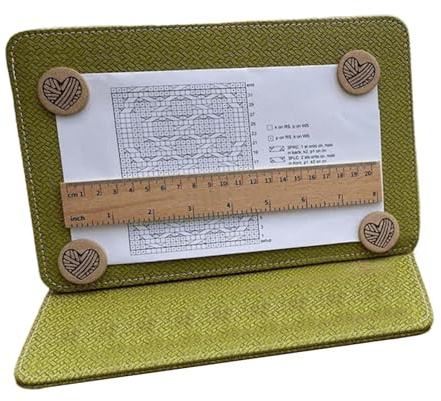 Strickwarenhalter, Strickmuster-Organizer, Strickmuster-Organizer, Strickmuster-Halter für Strickmuster, Kleiderständer für Häkelmuster, einfach zu befestigen, magnetischer Maskenhalter