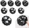WISIRENT 8pcs Möbelrollen Klein, Möbelrollen Selbstklebend 100kg, Kleine Rollen für Küchengeräte, Schwarz Möbelkugelrollen Easymove, Kleine Rollen für Möbel Mini für Küchenutensilien Kleinmöbel Kisten