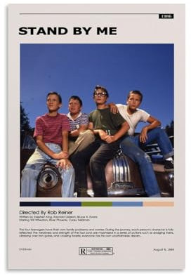 Klassisches Film-Poster, Stand-By Me, Musikposter für Zimmer, ästhetische Leinwand, Wandkunst, Schlafzimmerdekoration, 30 x 45 cm