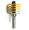 1pc 12mm Shank Wood Router Bit 2 Teeth Adjustable Finger Joint Router Bit Tenon Cutter for Woodworking Tool