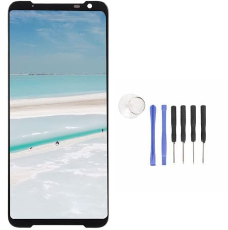 Gugxiom OLED for ROG Phone 3, OLED LCD Display Touch Screen Digitizer Assembly for ROG Phone 3, ZS661KS ZS661KL LCD Screen Replacement with Repair Kits, 6.59 Inch
