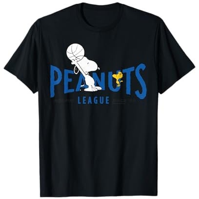 Peanuts - Snoopy Basketball Hoopin' League T-Shirt