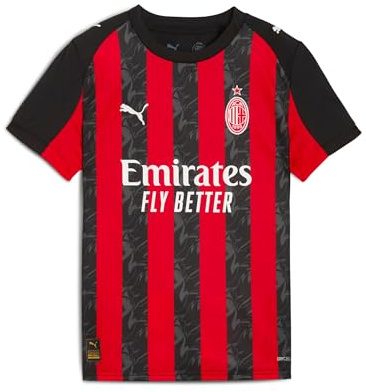 PUMA AC Mailand Trikot Home 2025/2026 Kids rotweiss, 176 Kinder