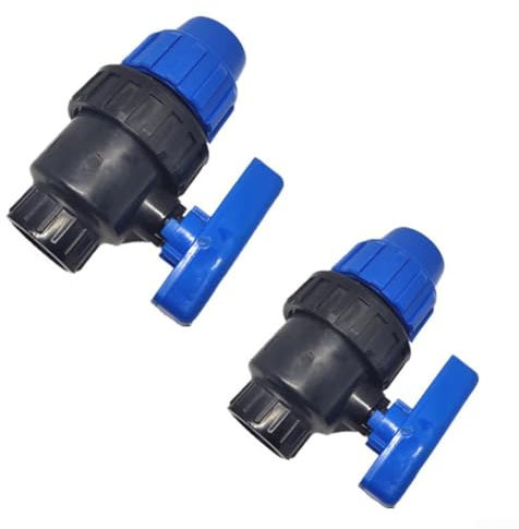 Leistungsstarker 20 mm/25 mm Tankadapter Außengewinde Kugelhahn für Wassersysteme