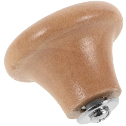 BIUDECO Wooden Pot Lid Handles Replacement Pan Lid Knobs Heat Resisting Accessories for Saucepan Glass Compact Design for Kitchen Use