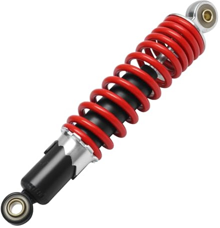 Ollanoos 270mm Stoßdämpfer hinten, 5-fach Verstellbarer Universal-Stoßdämpfer, geeignet für 50CC-125 CC Mini-ATV-Quads Go-Karts und Schubkarren