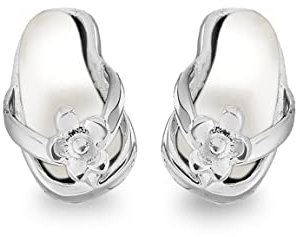 Tuscany Silver Ohrstecker Sterling Silber Flip Flop Perlmutt