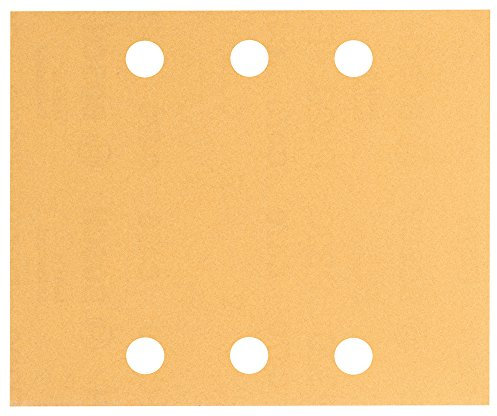 Bosch Professional10tlg. Schleifblatt-Set für Schwingschleifer Holz und Farbe Best for Wood and Paint (Körnung 40/60/80/120/180, C470), Beige, 2608608Y00