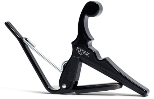 Kyser Quick-Change Capo for banjos, ukuleles and mandolins, Black, KBMB